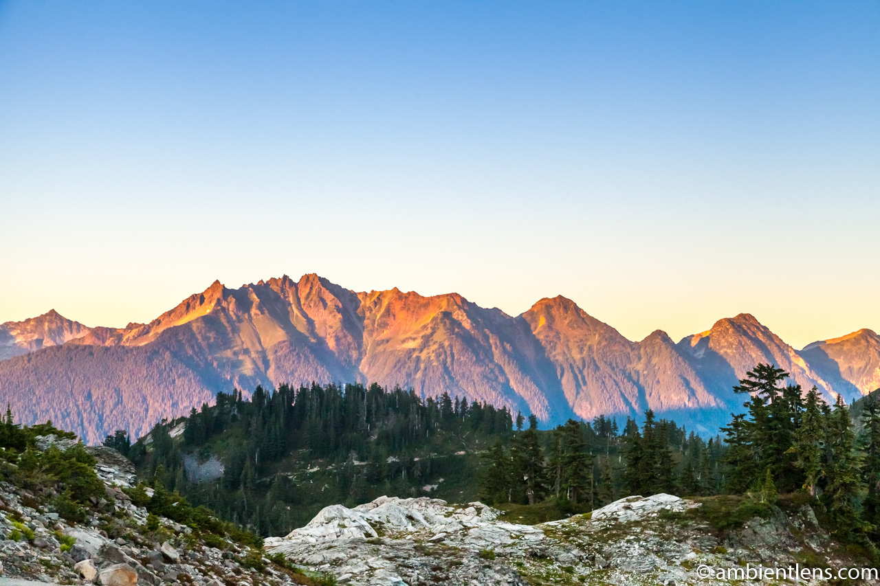 Washington State Mountain Range Ambient Lens